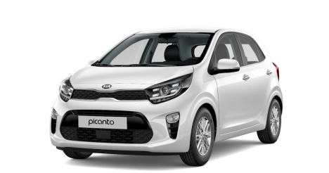 kia picanto blanc celeste clear white 2020